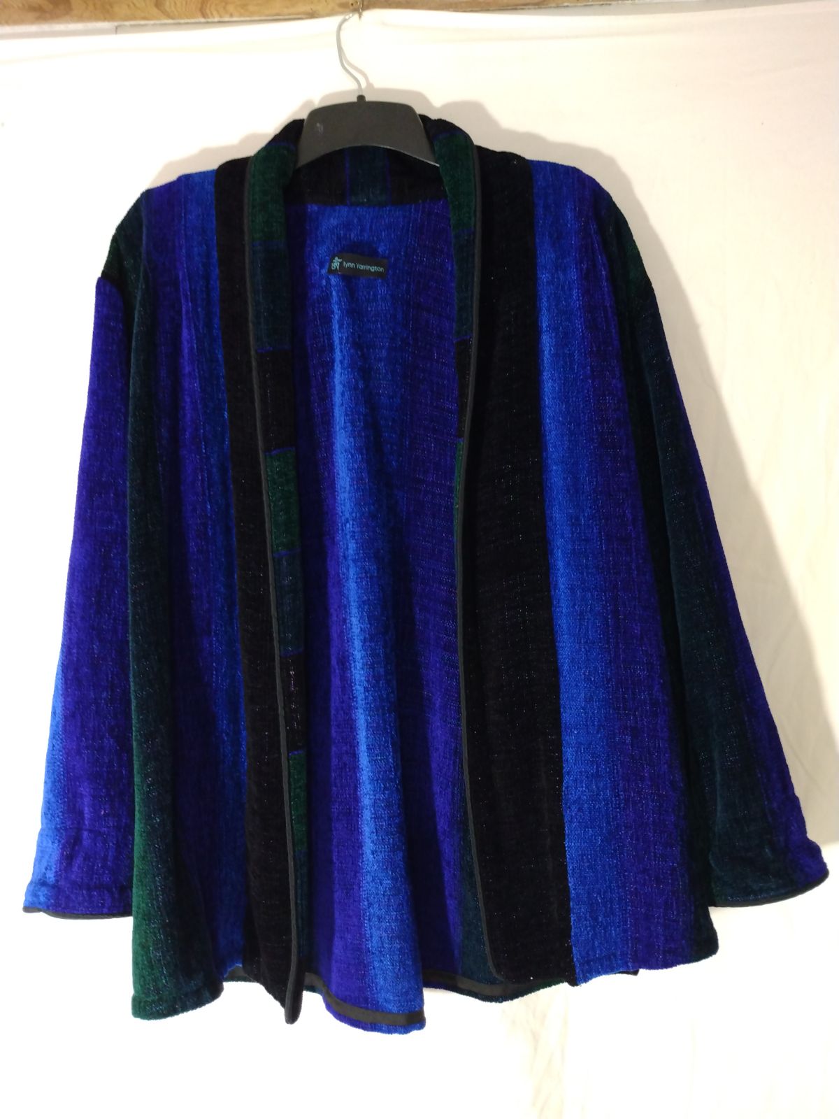 Womens Lynn Yarrington Rare Heavy Knit Open Cardigan Sweater Jacket Sz XL