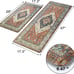 Farmhouse Kitchen Mats,Anti Fatigue Kitchen Rugs Sets of 2, Non Slip Waterproof