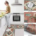 Farmhouse Kitchen Mats,Anti Fatigue Kitchen Rugs Sets of 2, Non Slip Waterproof