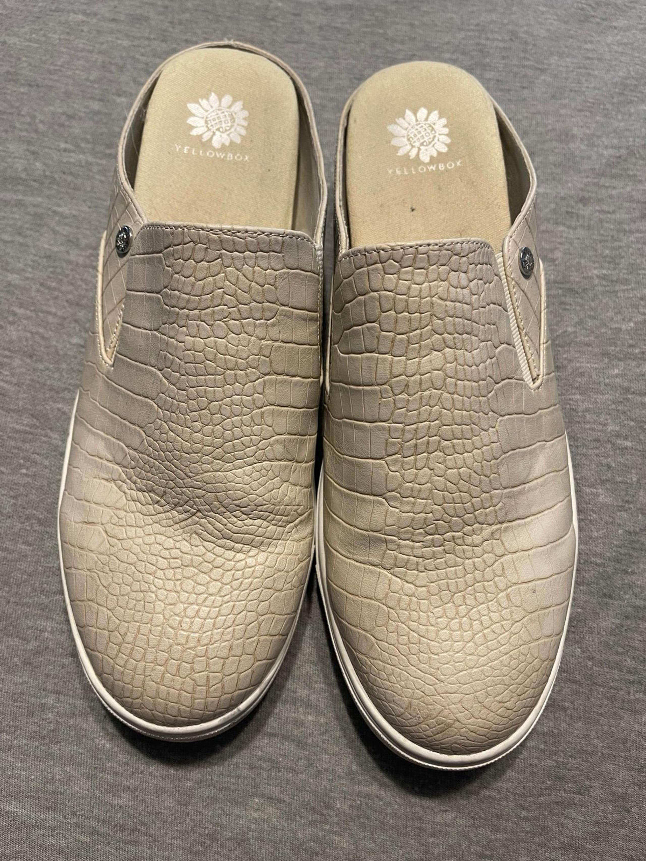 Yellow box women’s shoes
