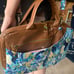 Laptop stained glass bag Handmade