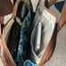 Laptop stained glass bag Handmade