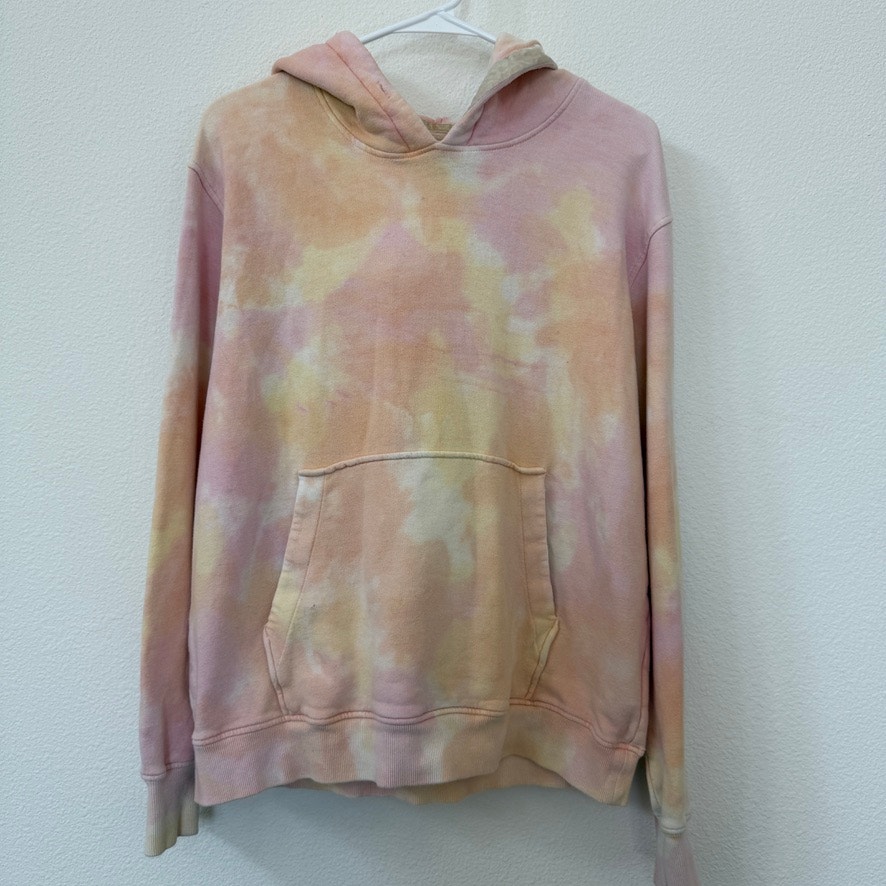 UGG Tie Dye Hoodie Pullover Pastel Lovercore Aesthetic Swiftie Pink Women L