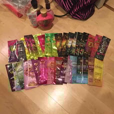 tanning lotion packets
