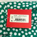 Spanx Womens Sunshine Shorts 6 50213R Polka Dot Kelly Green Flat Front Size L