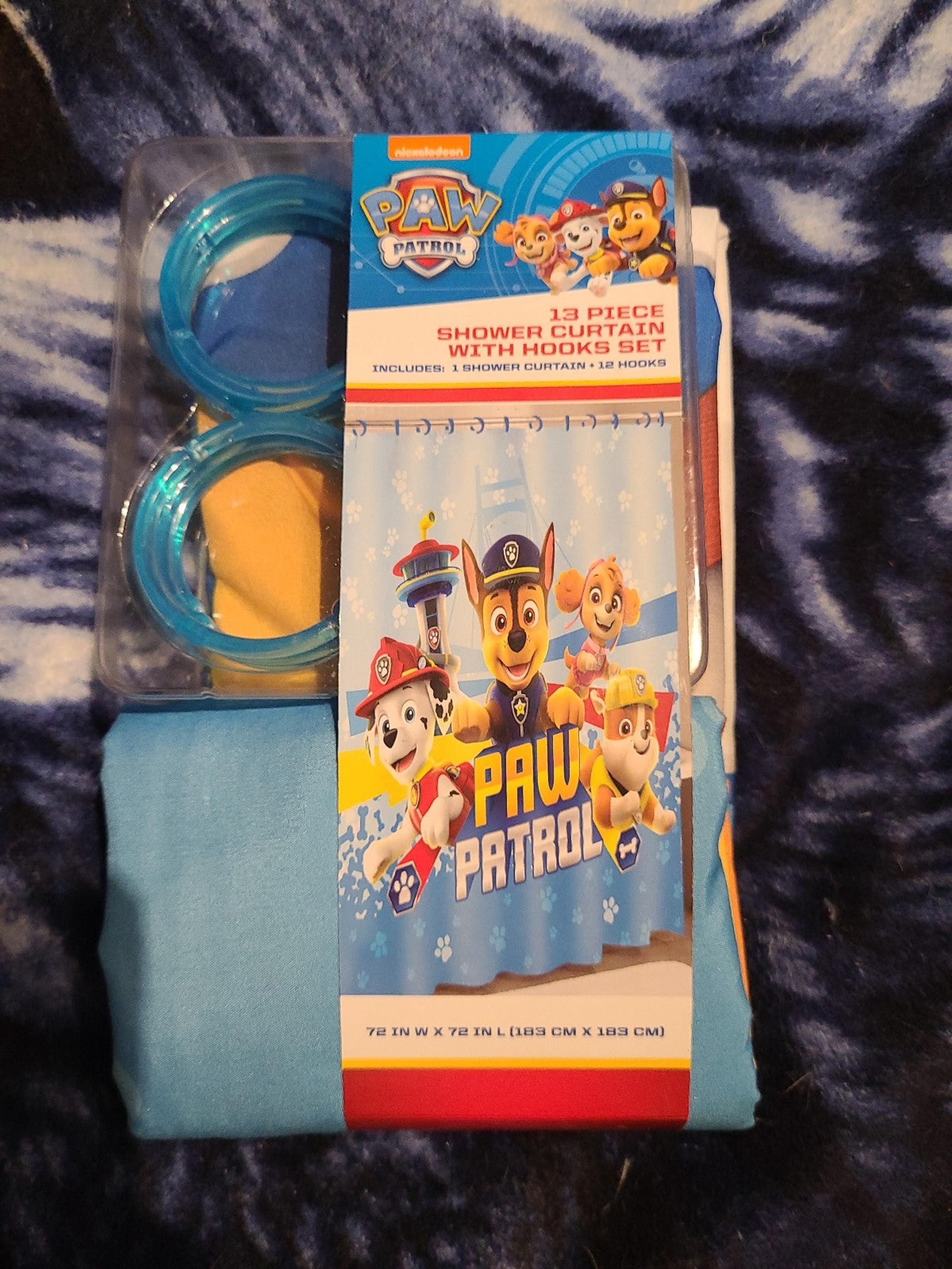 13 piece shower curtain paw patrol