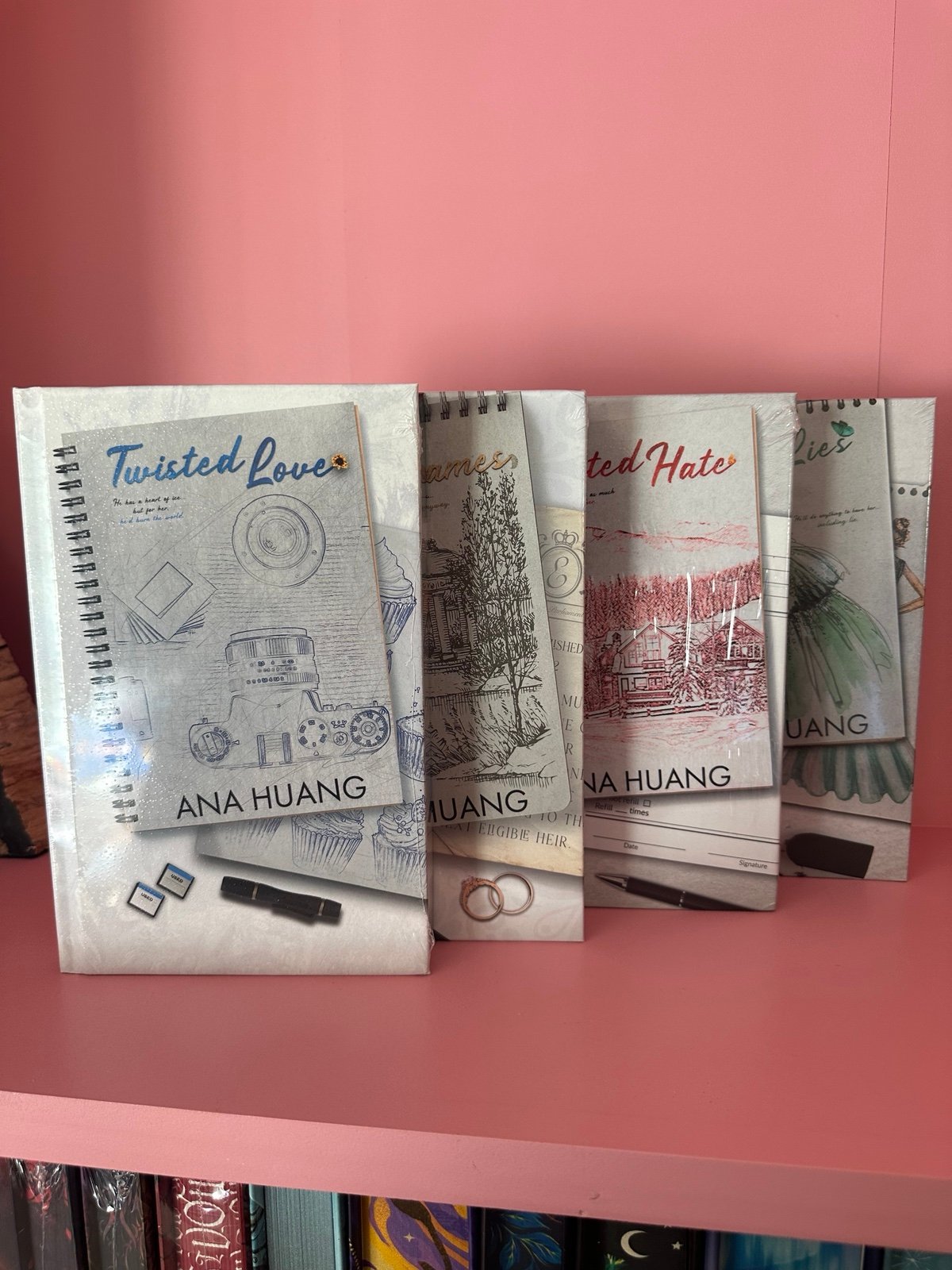Cover To Cover Book Box HARDBACK Twisted Series By Ana Huang