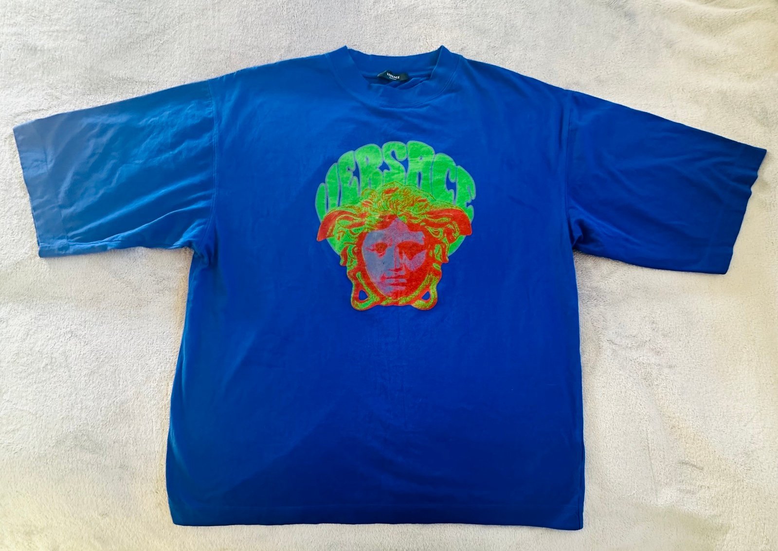 Versace Blue Medusa T Shirt Size S - L