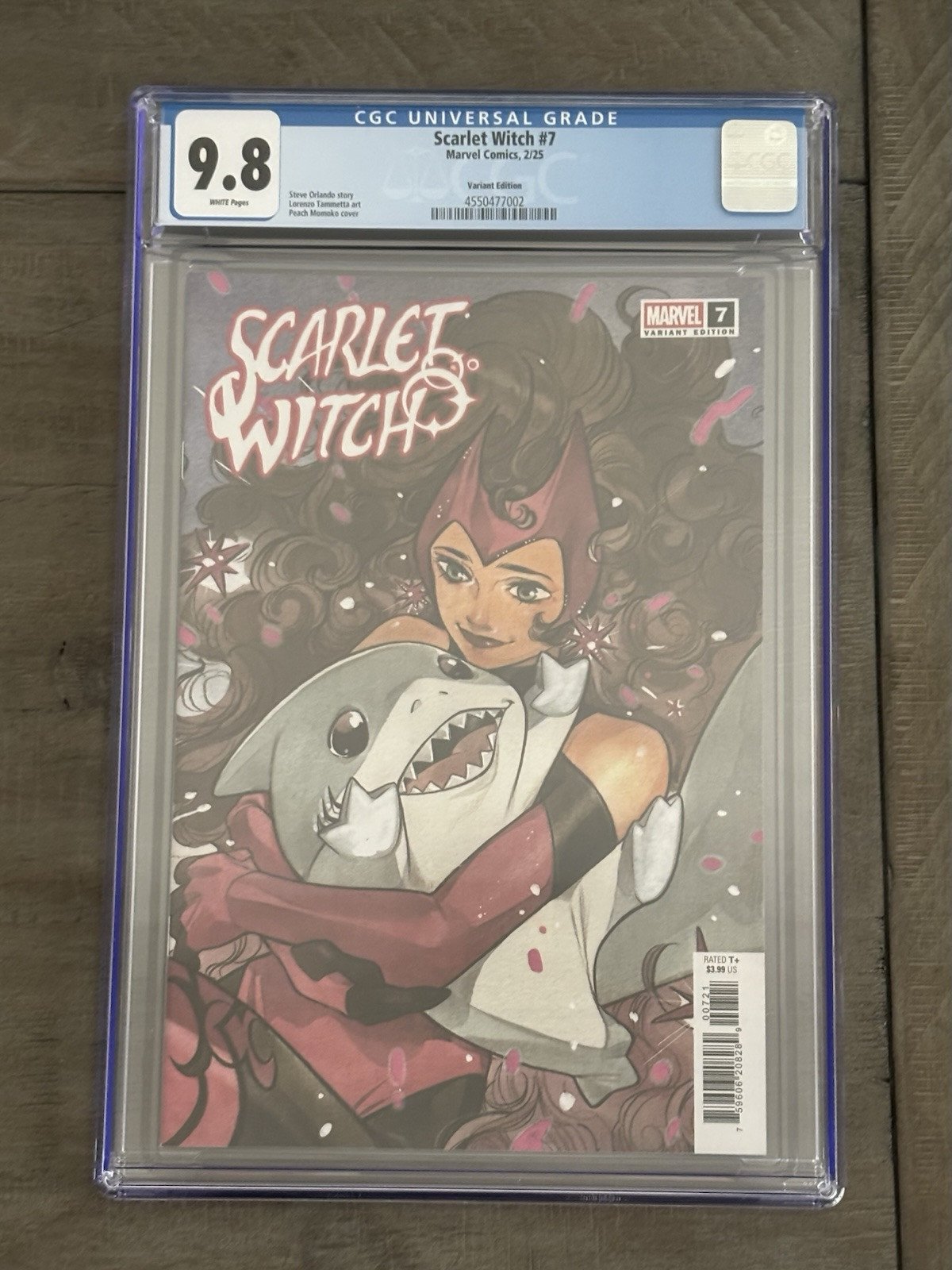 SCARLET WITCH #7 | PEACH MOMOKO - Jeff The Shark CGC 9.8