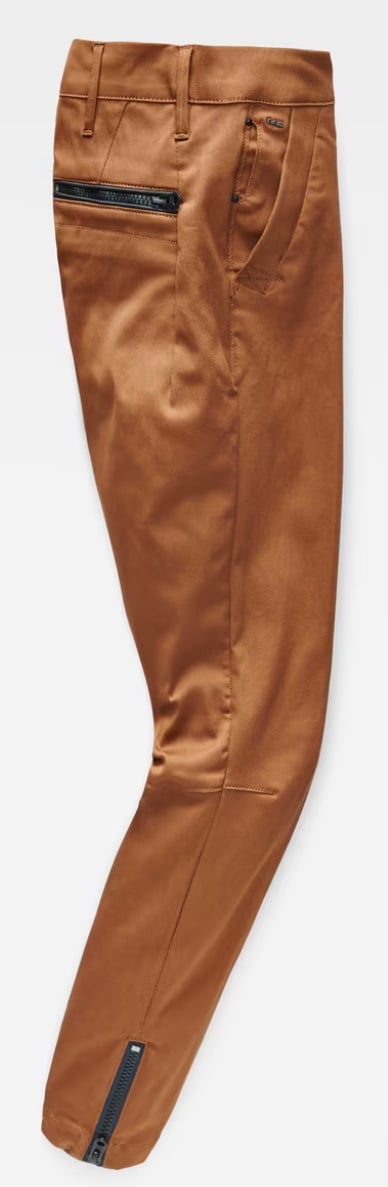 G-Star Raw Bronson Biker Mid Waist Skinny Chino Brown Size 30x30