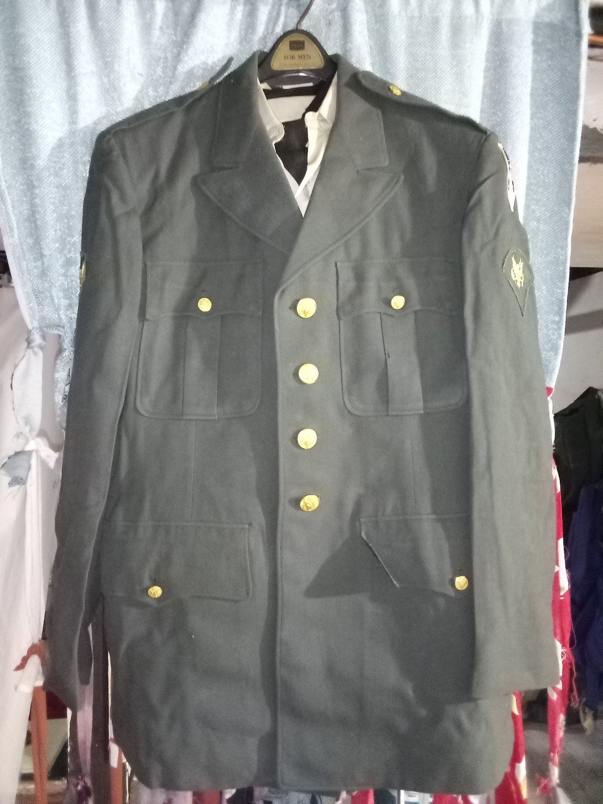 (2) Vintage 1970s Military MP Uniforms