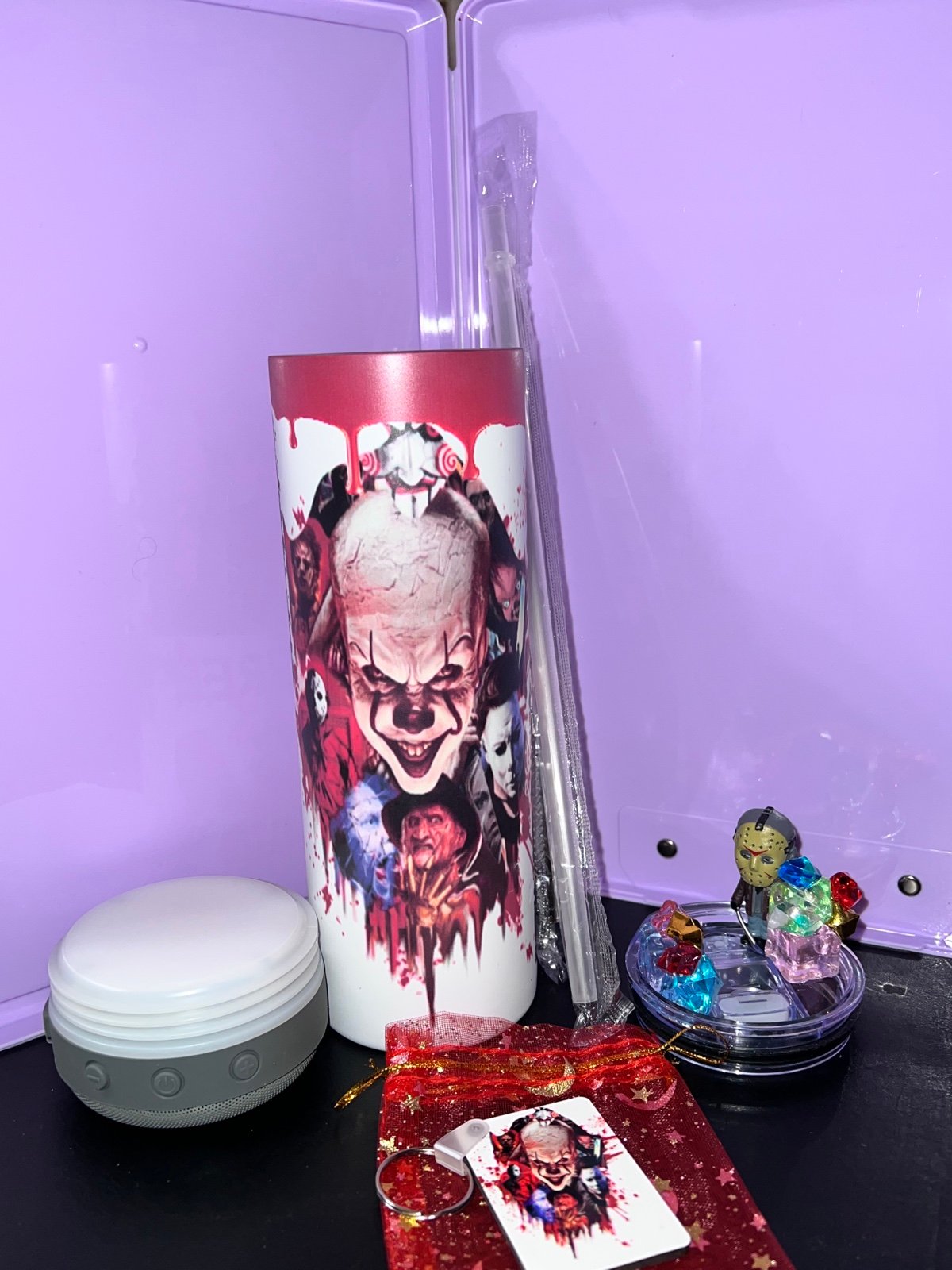 Jason speaker tumbler