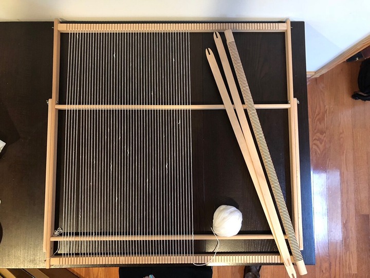 Large Professional Loom Kit with Adjustable Stand (89cm x 87cm)