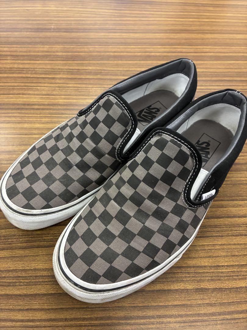 Vans Slip-on Limited Black x Grey Checker 8.5 inches