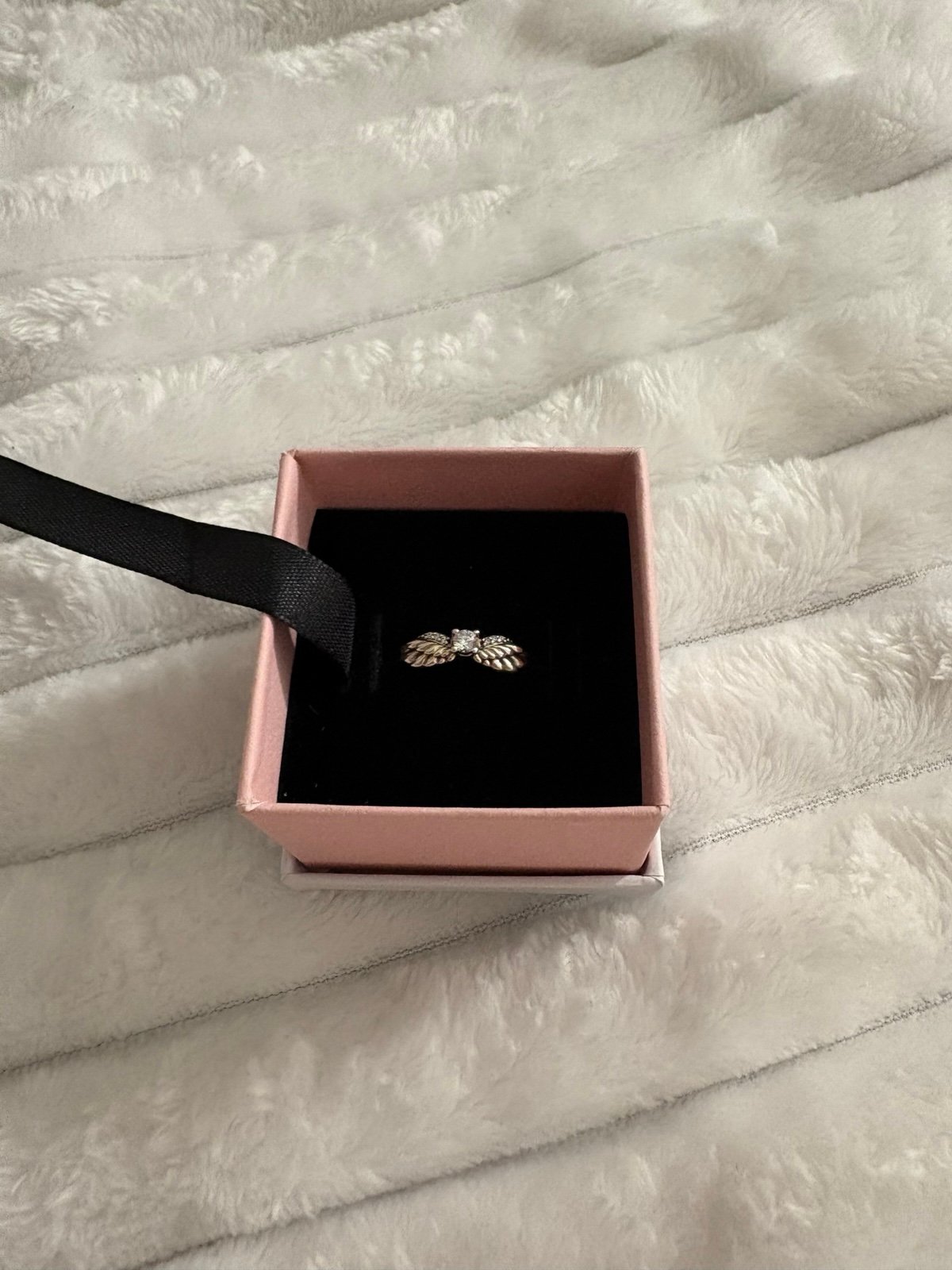 ️ Pandora Angel Wings Silver Ring
