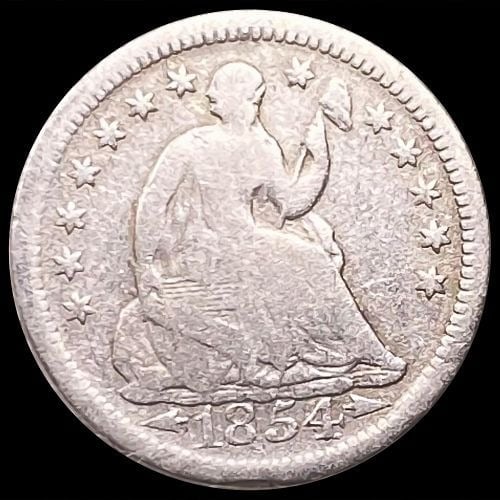 1854 Seated Liberty Half Dime
