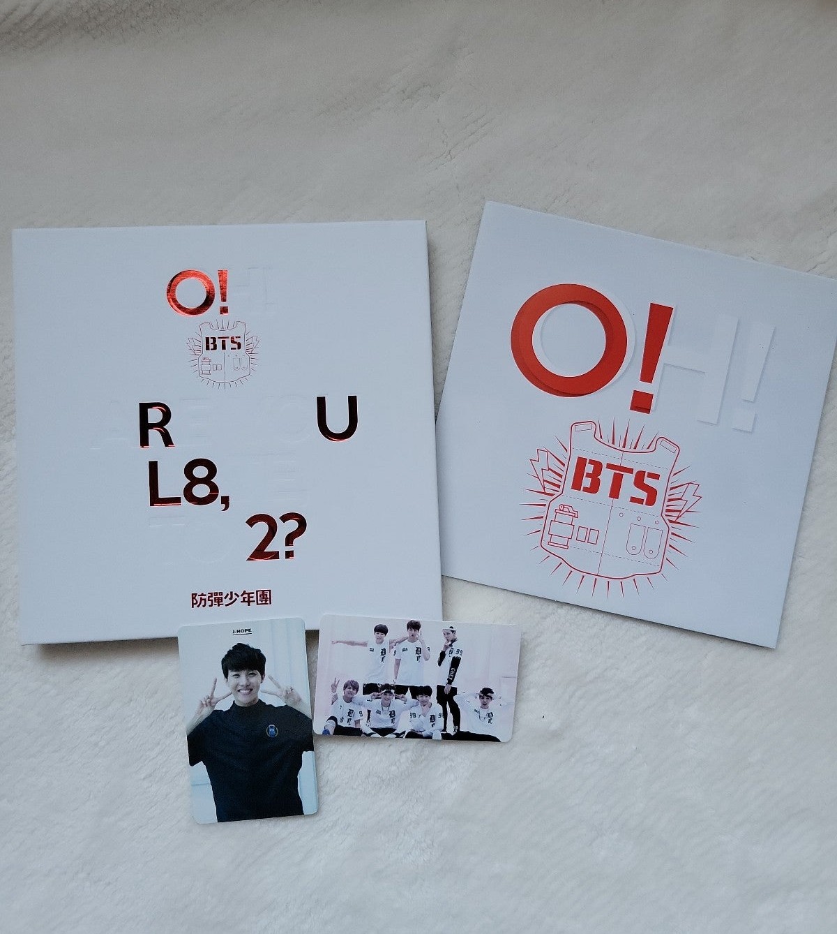 BTS orul82 album with poster and photocards