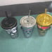 COOL GEAR 3-Pack 18oz Skull Chiller Tumbler Sugar Skull Design Tumblers w/ Straw