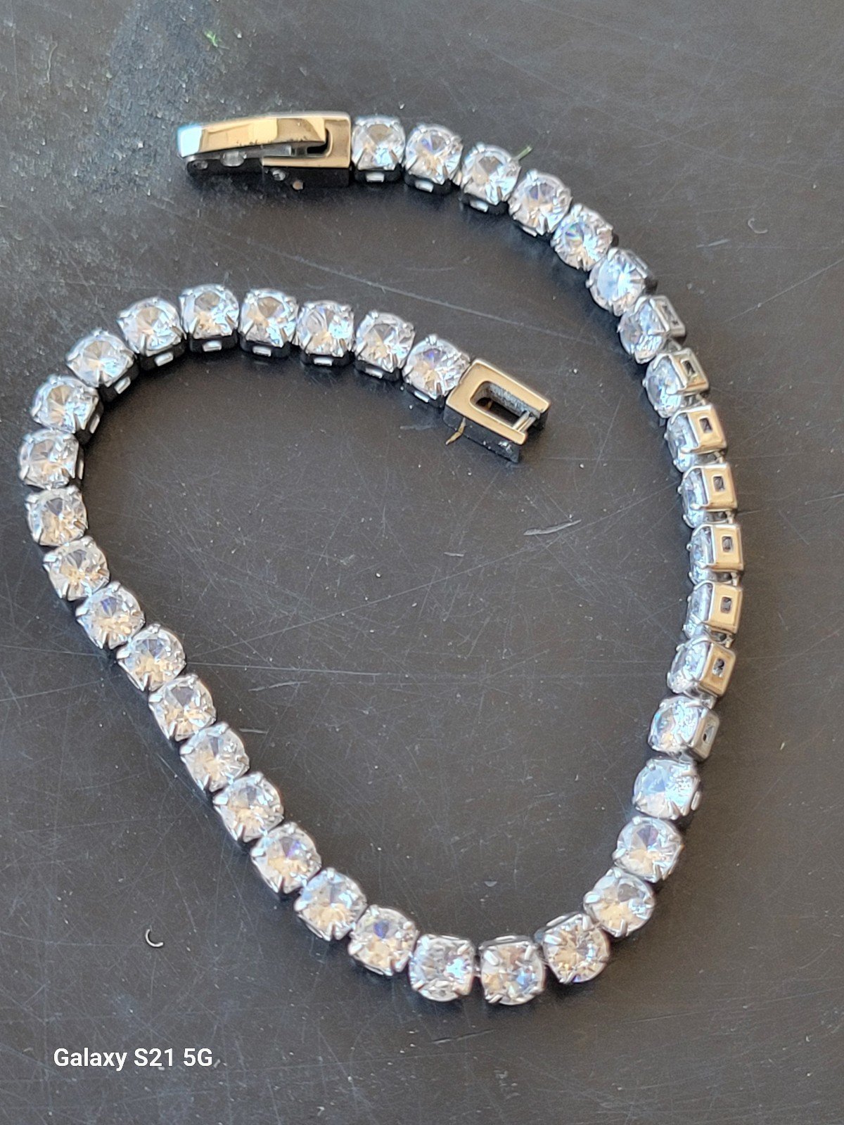 lab made diamond tennis bracelet