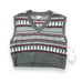 NWT London Kaye Gray Fair Isle Holiday Sweater Vest - XL