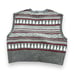 NWT London Kaye Gray Fair Isle Holiday Sweater Vest - XL