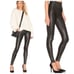 Spanx faux leather black leggings - Women’s Small