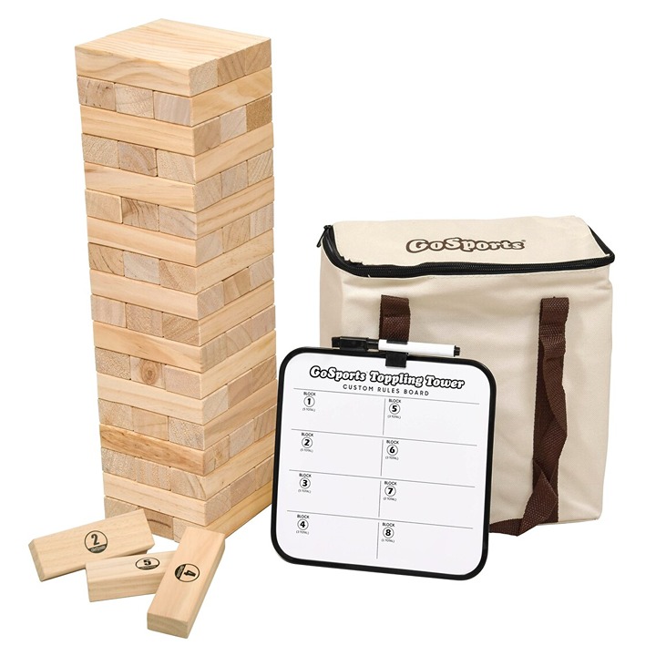 Large natural wood dump tower with bonus rules