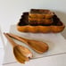 Vintage Wood Salad Bowl Set