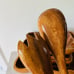 Vintage Wood Salad Bowl Set
