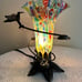 Hand Blown Glass Millefiori Tulip Lamp
