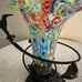 Hand Blown Glass Millefiori Tulip Lamp