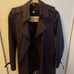 Burberry black trench coat