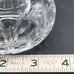 Vtg Atlantis Crystal Perfume Bottle Silver Mounted Hand Blown Block Cut Portugal