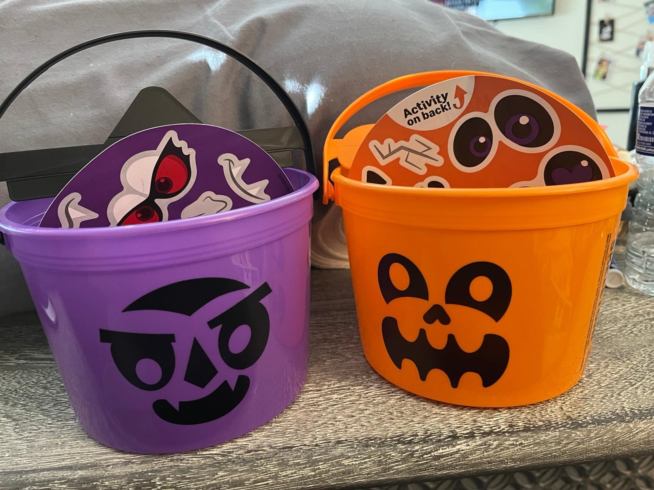 Set of 5 McDonald’s Halloween Buckets 2022/2023