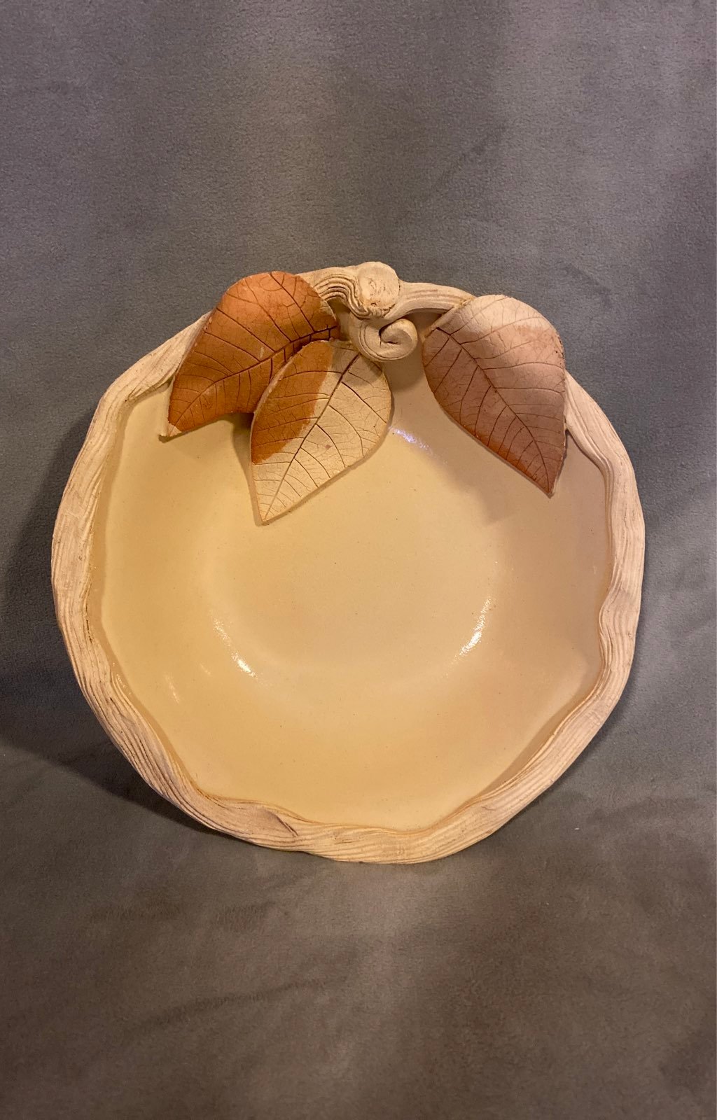 Rare/Vintage Brigette Haag Hand Crafted Art Pottery Bowl