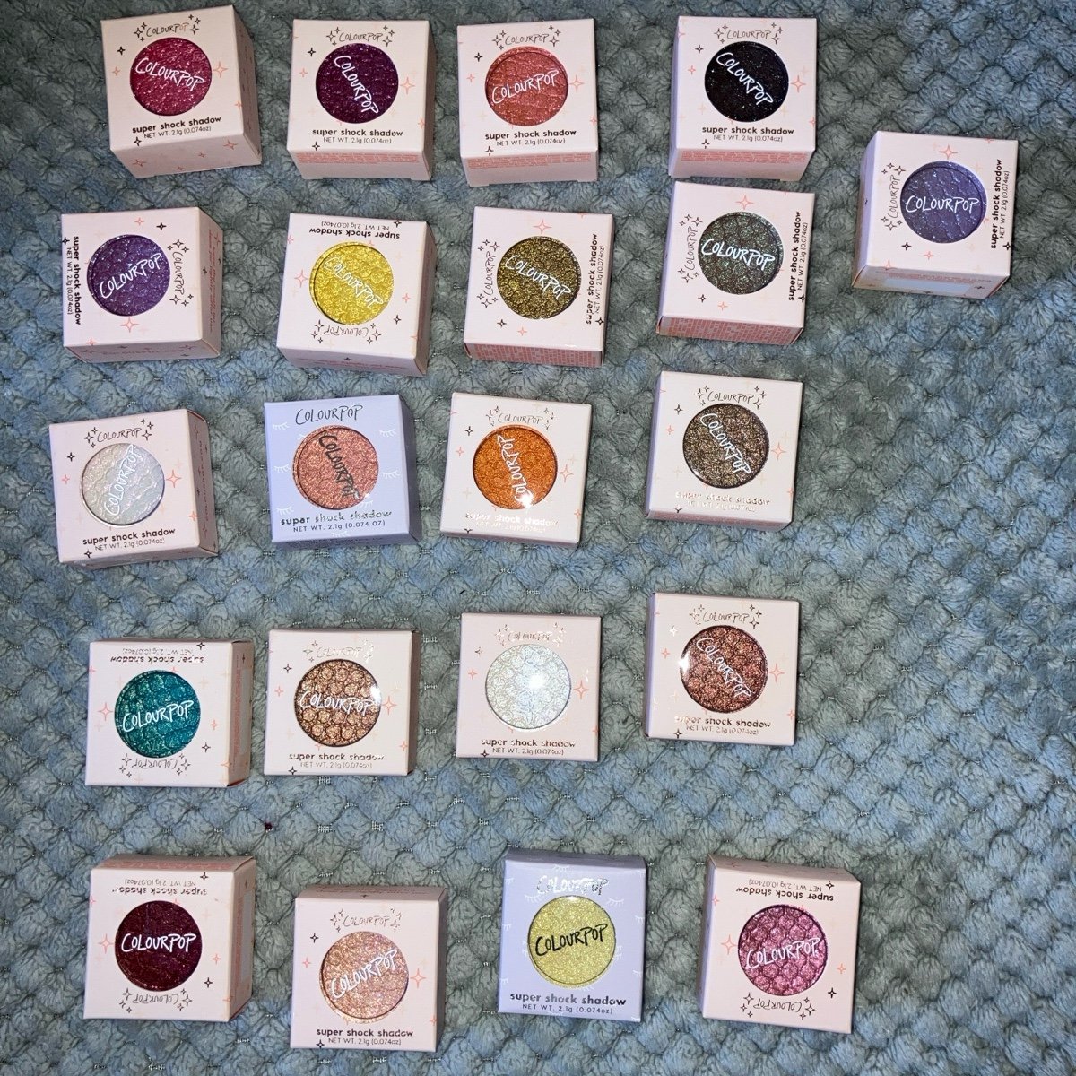 Colourpop super shock shadows x 21