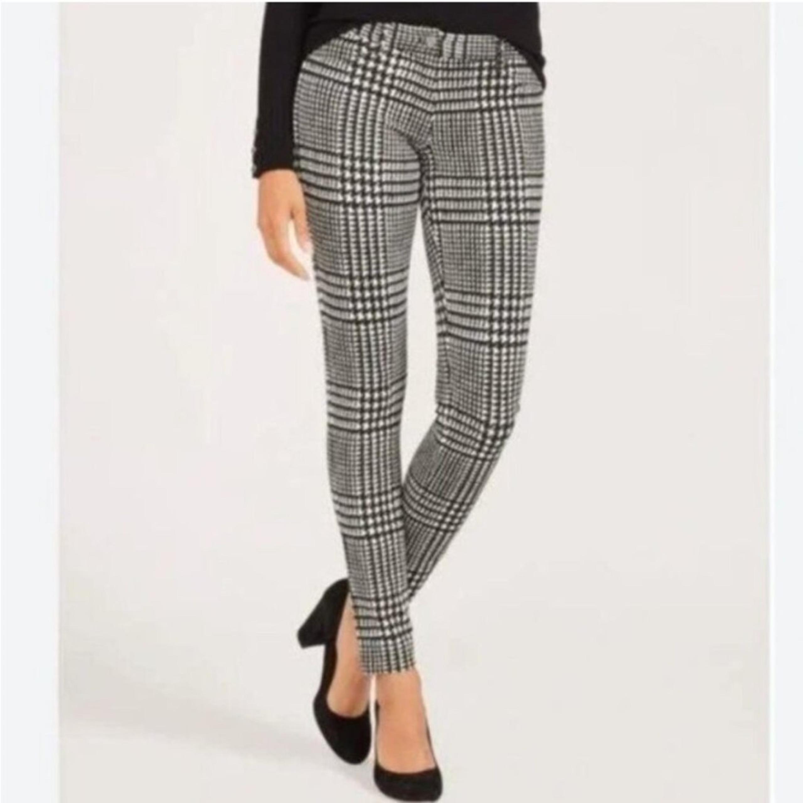 J. McLaughlin Plaid Houndstooth Pants Size 4