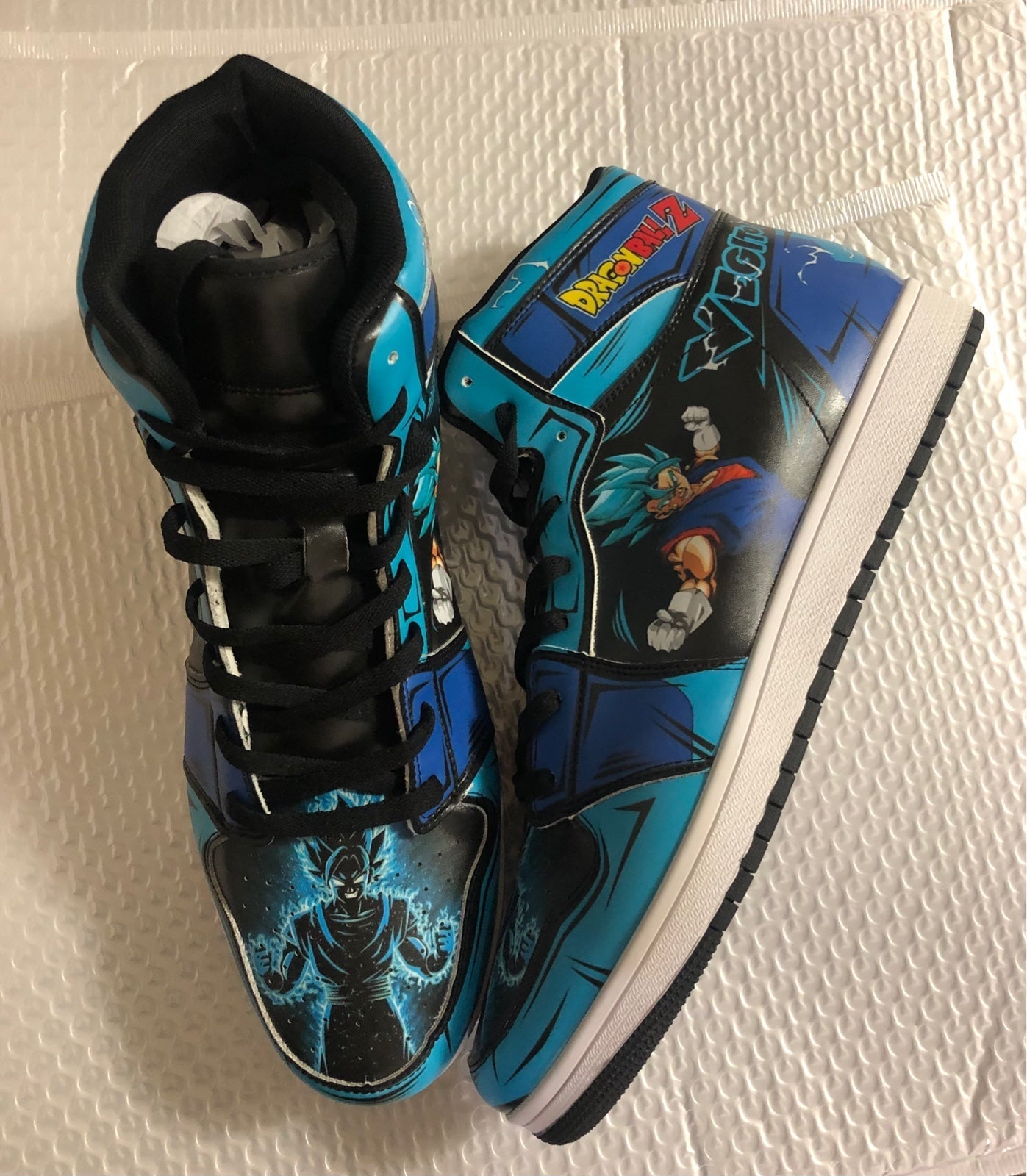 Dragon shops ball z vegeta anime sneakers wide size 14