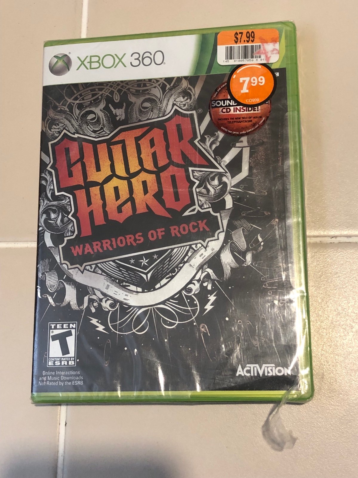 Guitar Hero: Warriors of Rock (Microsoft Xbox 360, 2010) new sealed