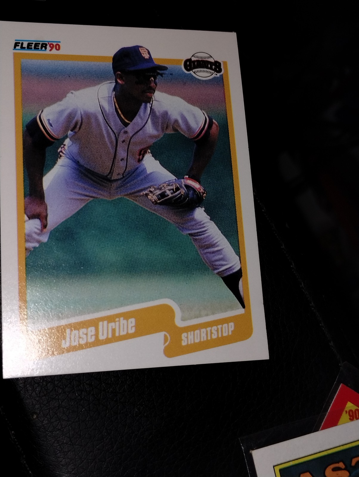 1990 Fleer Jose rebate error card birthday is wrong supposed to be 1959