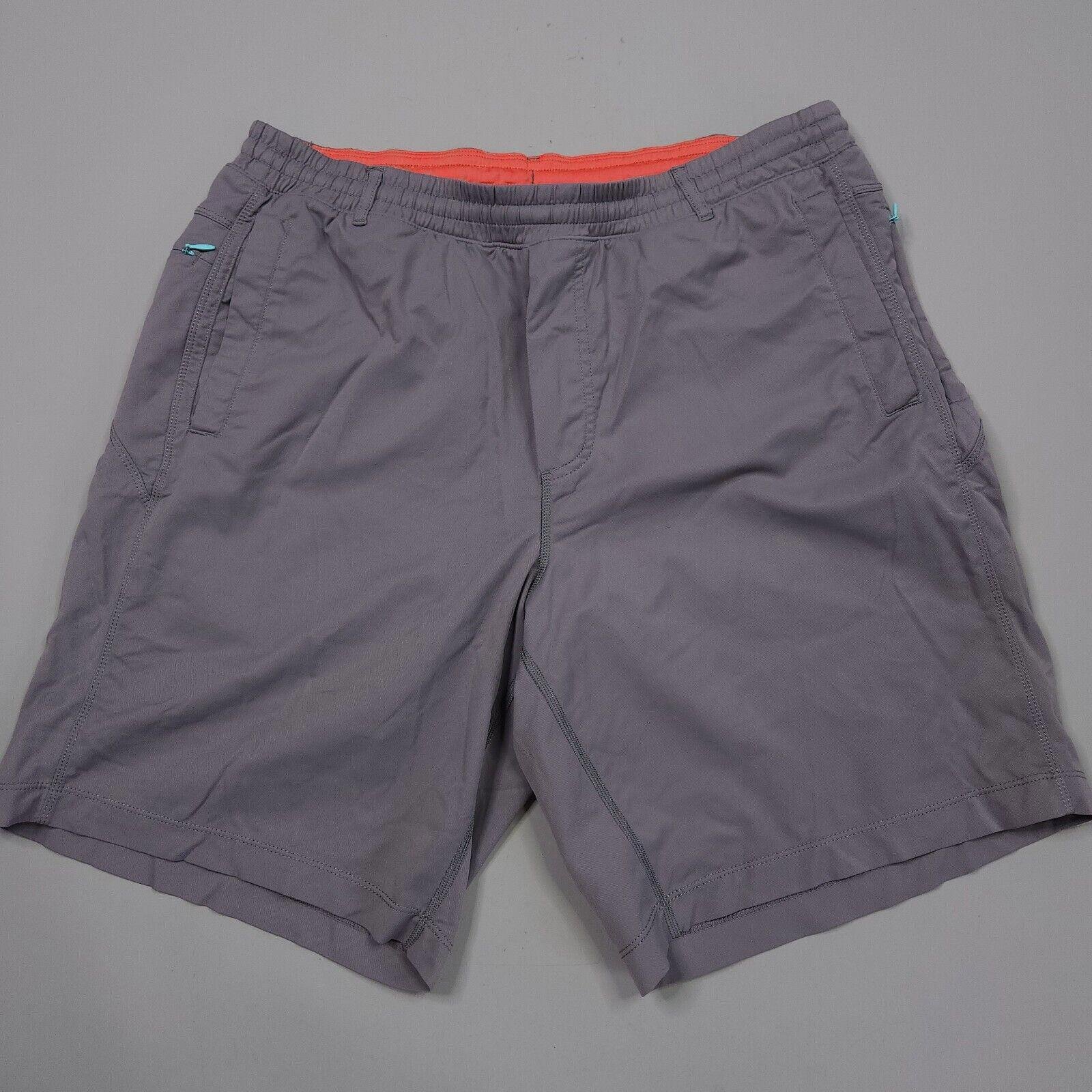 Birddogs April Big Cannons Castle Rock Gray 9 Lined Khaki Short Preppy XL 34-36