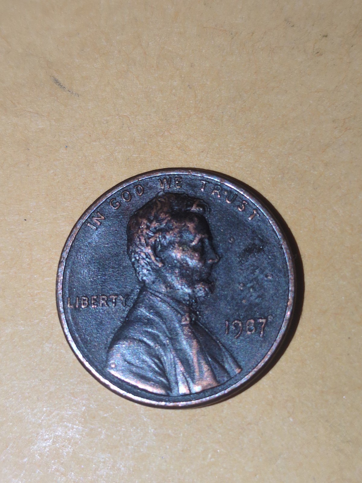 1987 Lincoln Memorial Cent