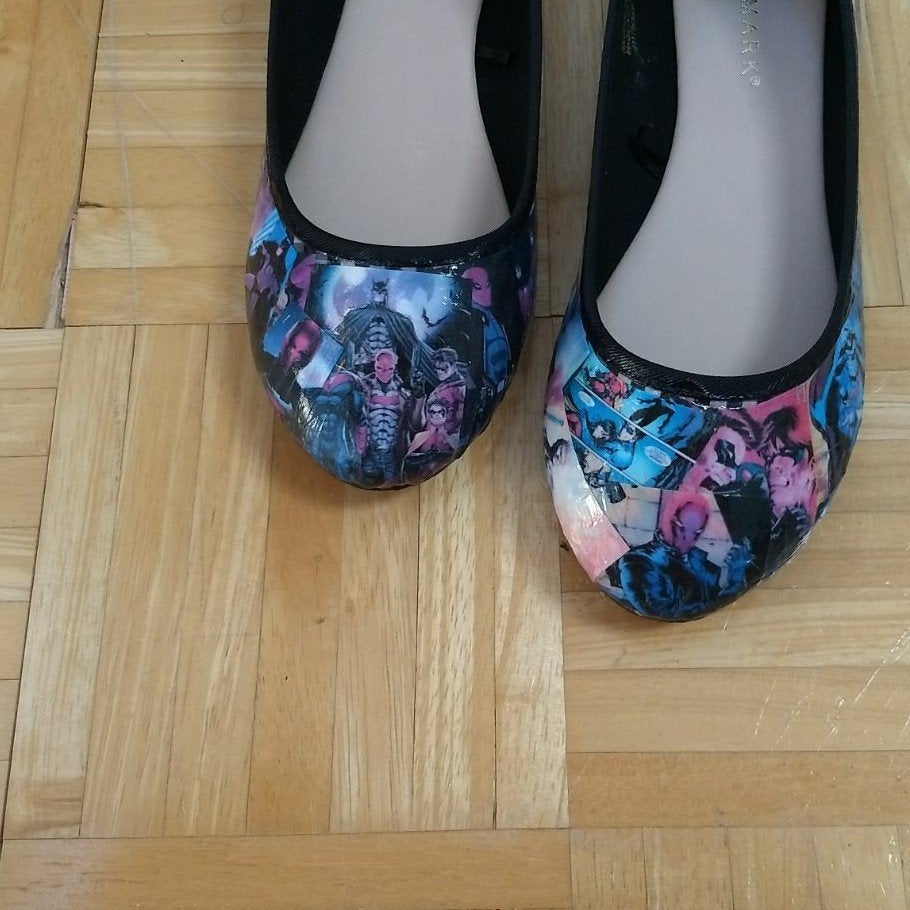 Batman Nightwing Red Hood Shoes Flats