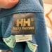 Vintage Helly Hansen Fleece Vest Mens Medium Full Zip Powder 8 USA Teal Blue EUC