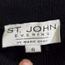 ST. JOHN Evening Sz 6 Santana Knit Womens High Waisted Black Pull-On Crop Pants