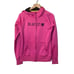 Burton Hot Pink Full Zip Logo Hoodie Jacket Pockets Sz M
