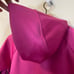 Burton Hot Pink Full Zip Logo Hoodie Jacket Pockets Sz M