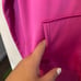 Burton Hot Pink Full Zip Logo Hoodie Jacket Pockets Sz M
