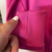 Burton Hot Pink Full Zip Logo Hoodie Jacket Pockets Sz M