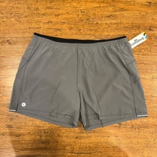 SmartWool Gray Outdoor Performance Running Gym Active Lined 5 Shorts Men's 2XL